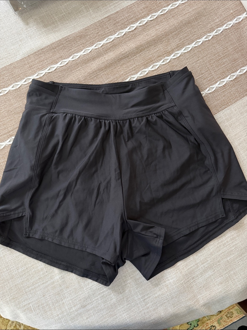 Land’s End Black Swim Shorts